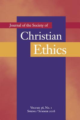 Full Download Journal of the Society of Christian Ethics: Spring/Summer 2016, Volume 36, No. 1 - Mark Allman file in PDF