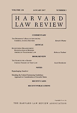 Read Harvard Law Review: Volume 130, Number 3 - January 2017 - Harvard Law Review | PDF