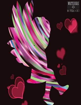 Download Write Here Notebooks: Valentines Day Collection Blank Journal/Diary/Notebook Unlined Paper 100 Pages 8.5x11 Composition Book Colorful Cupid -  file in ePub
