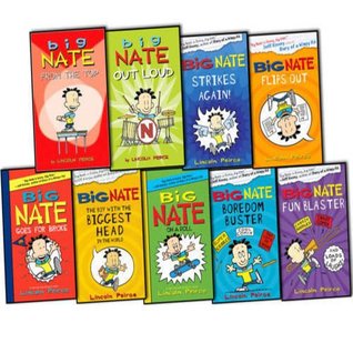 Full Download Big Nate Series Lincoln Peirce Collection 9 Books Set (Flips Out, Fun Blaster, Goes for Broke, on a Roll, Out Loud.. - Lincoln Peirce file in PDF