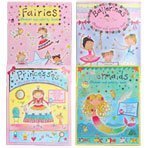 Full Download Ballerinas, Fairies, Mermaids & Princesses Sticker & Activity Book 4-Pack - Insight Design file in ePub
