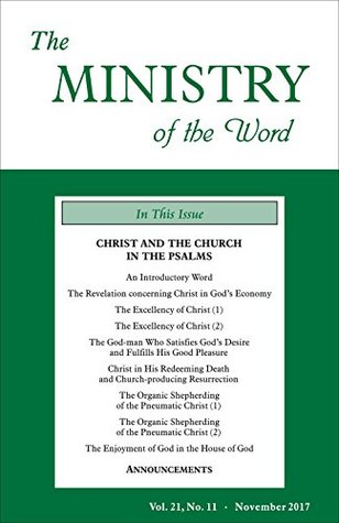 Read The Ministry of the Word, Vol. 21, No. 11: Christ and the Church in the Psalms (1) - Various file in PDF