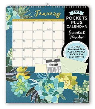 Download Orange Circle Studio 2019 Pockets Plus Wall Calendar, Mia Charro Succulent Paradise -  | ePub