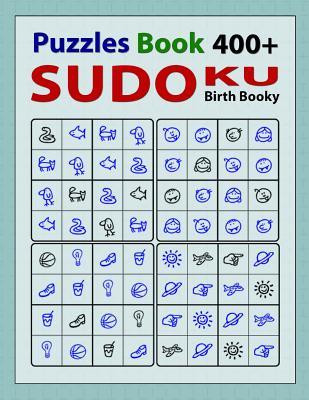 Download Sudoku Puzzle Book: 400 Easy Puzzles Perfect for Beginners (Shapes, Objects, Face, Animal) - Birth Booky | PDF