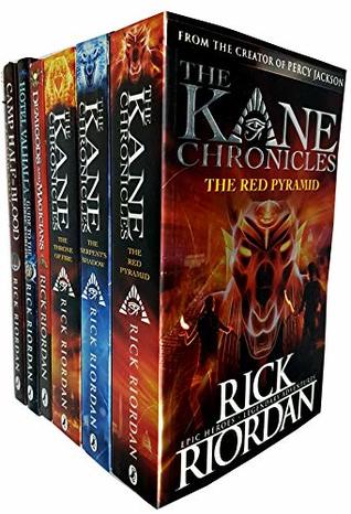 Read Online Rick riordan 6 books collection set pack (red pyramid, throne of fire, serpent's shadow, demigods and magicians, hotel valhalla guide to the norse worlds [hardcover], camp half-blood confidential [har - Rick Riordan file in PDF