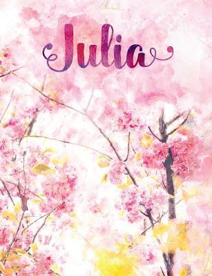 Read Julia: Personalized Journal - A Pink Cherry Blossom Diary -  | ePub