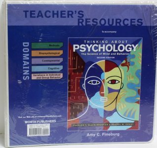Full Download Thinking About Psychology Second Edition Teachers Resources Binder (The Science of Mind abd Behavior) - BLAIR-BROEKER | ePub