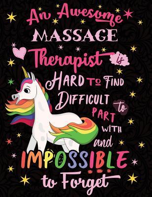 Full Download An Awesome Massage Therapist Is Hard to Find Difficult to Part with and Impossible to Forget: Cute Unicorn Wide-Lined Notebook Pink White -  file in ePub