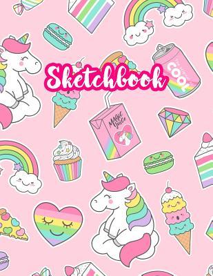 Full Download Sketchbook: Cute Drawing Note Pad and Sketch Book for Kids, Girls and Adult - Large 8.5 x 11 Matte Cover with White Interior (Perfect for Sketching, Coloring, Watercolor, Mixed Media, Doodling, Write and Draw Journal and Notebook) - Asia Giles file in PDF