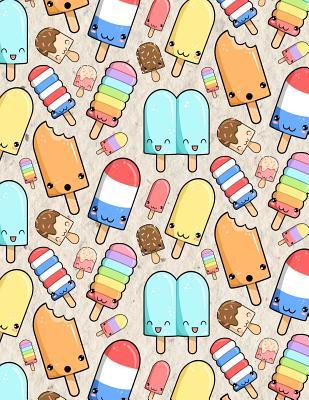 Read Online Kawaii Ice Pop Sketchbook: Ice Lolly Themed Blank Sketchbook, 120 Pages, 8.5 x 11, Perfect Blank Paper Notebook for Drawing, Doodling and Sketching Your Art -  file in PDF