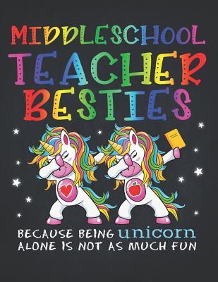 Full Download Unicorn Teacher: Middle School Teacher Besties Teacher's Day Best Friend Composition Notebook Lightly Lined Pages Daily Journal Blank Diary Notepad Magical dabbing dance in class is best with BFF 8.5x11 - Magicteacher file in PDF