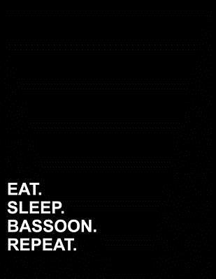 Read Online Eat Sleep Bassoon Repeat: Graph Paper Notebook: 1 cm Squares, Blank Graphing Paper with Borders -  file in ePub