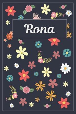 Read Rona: Lined Writing Notebook with Personalized Name 120 Pages 6x9 Flowers -  file in ePub