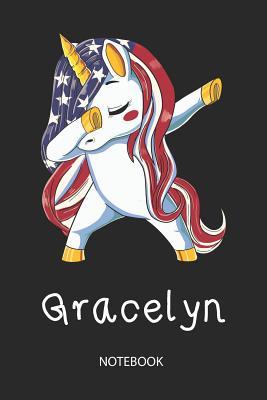 Download Gracelyn - Notebook: Blank Lined Personalized & Customized Name Patriotic USA Flag Hair Dabbing Unicorn School Notebook / Journal for Girls & Women. Funny Unicorn Desk Accessories & First Day Of School, 4th of July, Birthday, Christmas & Name Day Gift. -  | ePub