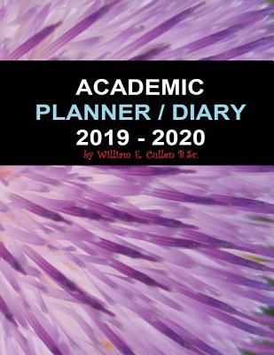 Download Academic Planner / Diary: 2019-2020 Purple Abstract Cover 8.5 x 11 -  file in ePub